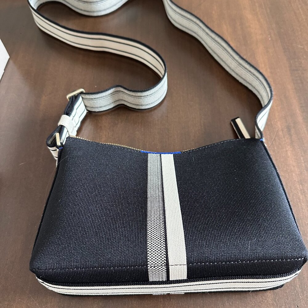 Rothy's casual crossbody black and ivory